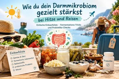 Wie du dein darmmikrobiom gezielt stärkst bei hitze und reisen: einfache einkaufsliste, fermentations‑tricks und probiotika‑checks