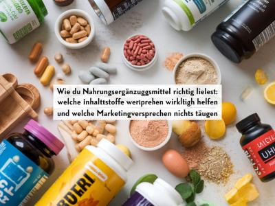 Wie du Nahrungsergänzungsmittel richtig liest: welche Inhaltsstoffe wirklich helfen und welche Marketingversprechen nichts taugen