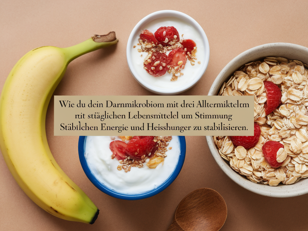 Wie du dein darmmikrobiom mit drei alltäglichen lebensmitteln trainierst, um stimmung, energie und heisshunger zu stabilisieren